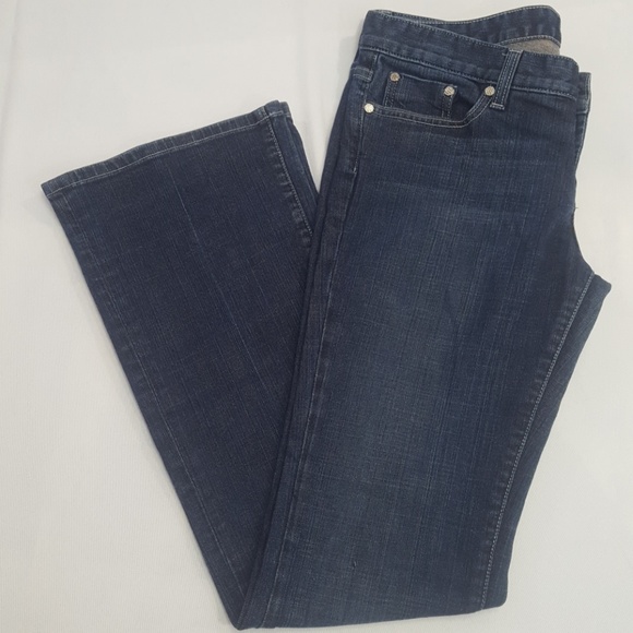 BEBE WOMEN'S BOOT CUT JEANS 31 Low Rise Bling Rear - Picture 8 of 8